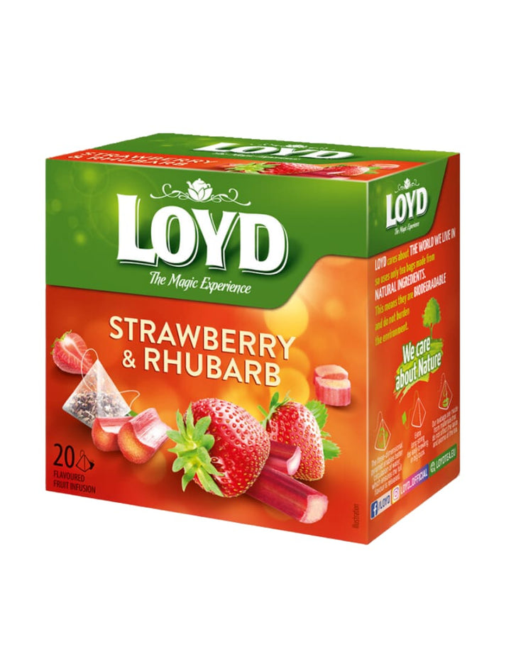 4130 Loyd Tea Strawberry Rhubarb 10x20x2g - 15