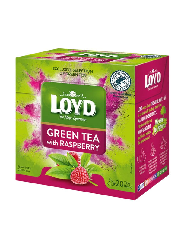 4135 Loyd Tea Tea Green Tea Rasperry 10x20x1,5g - 15