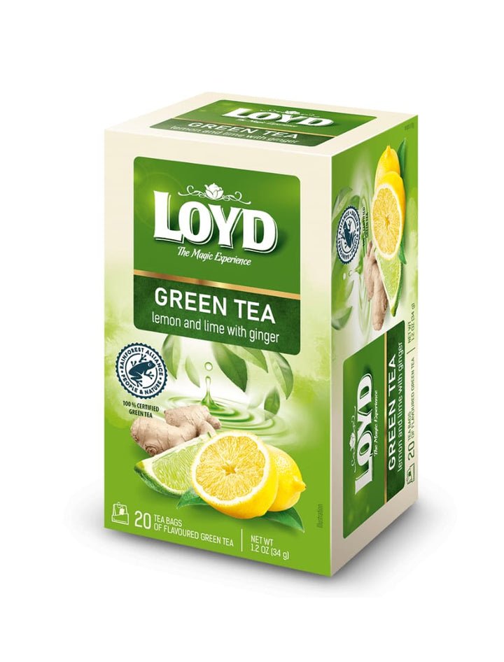 4196 Loyd Tea Green Tea Lemon Lime Ginger 8x20x1,7g - 15