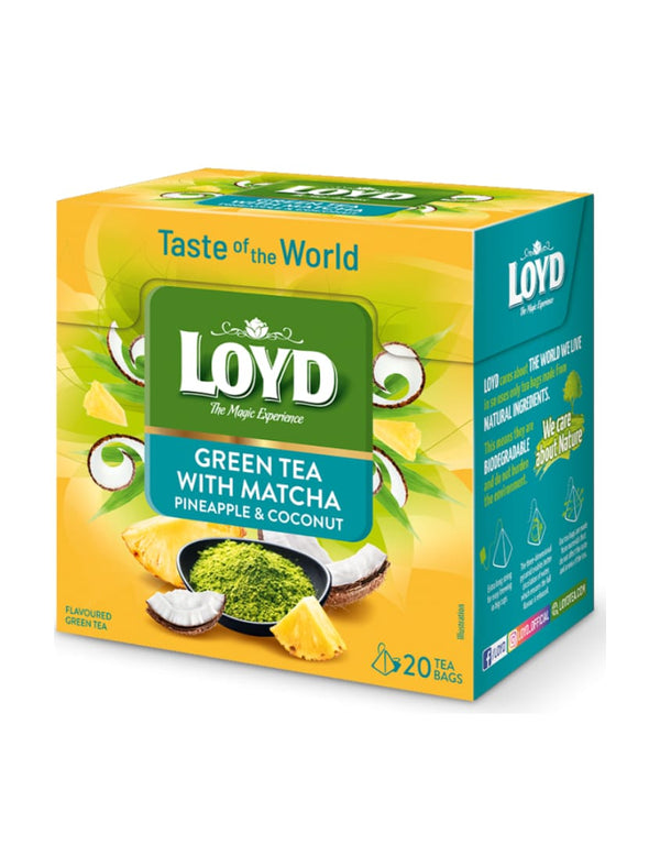 4220 Loyd Tea Green Tea Matcha Pineapple Coconut 10x20x1,5g - 15