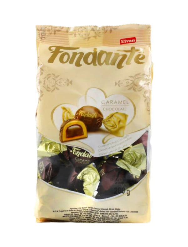 4850 Elvan Fondante Caramel Fondan 12x200g - 23