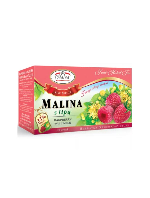 4906 Malwa Raspberry With Linden Fruit Tea 12x20x2g - 13