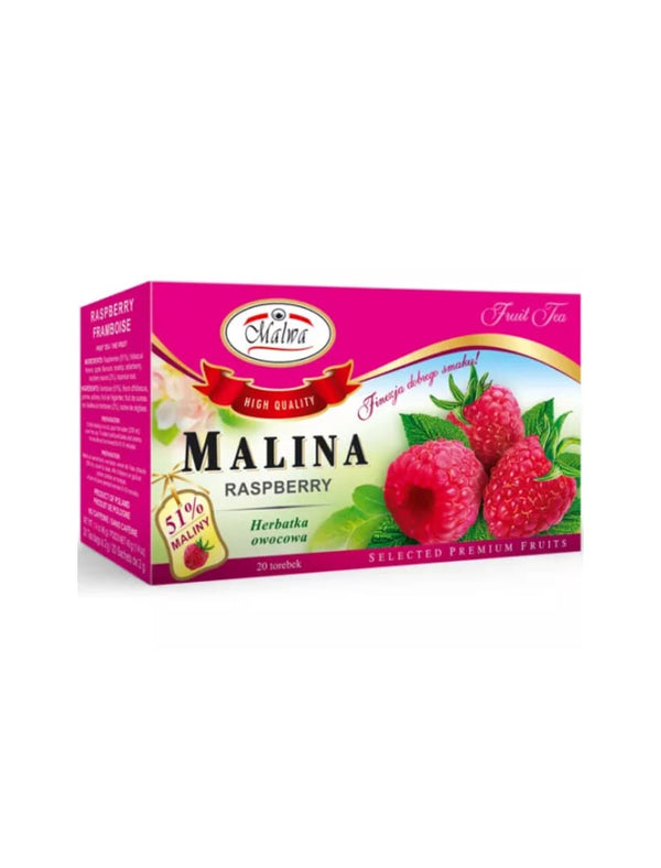 4908 Malwa Raspberry Fruit Tea 12x20x2g - 13