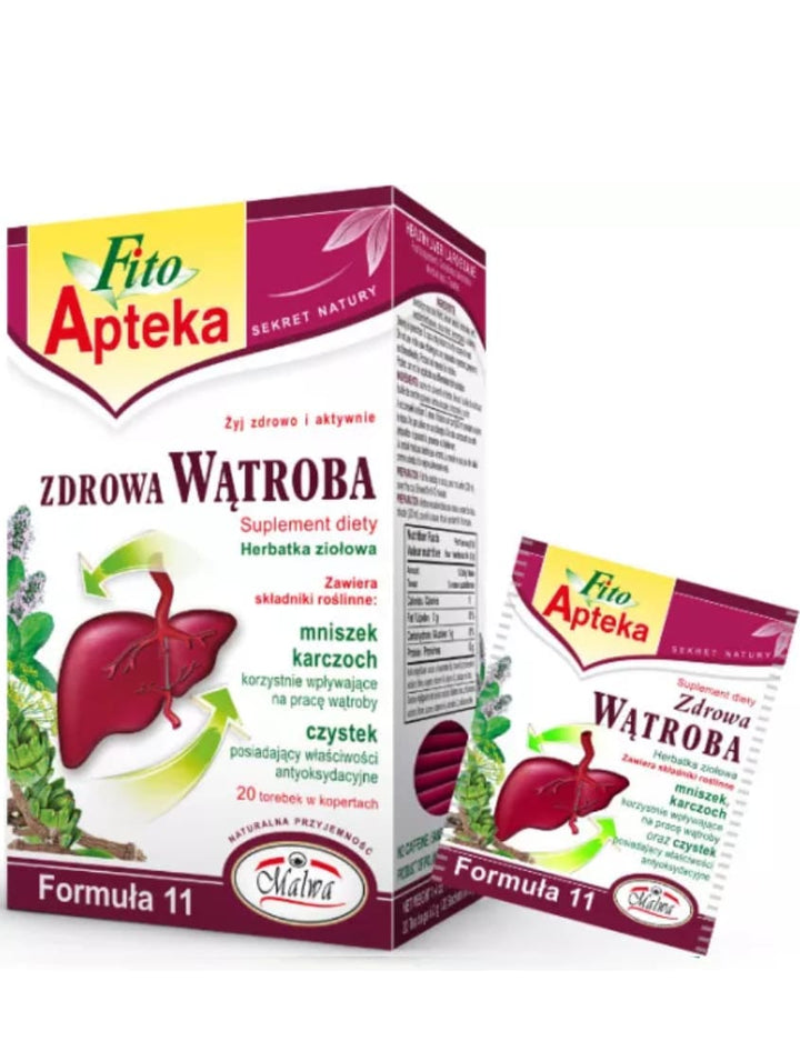 4922 Malwa Fito Apteka Formula 11 Healthy Liver Food Supplement Herbal Tea 10x20x2g - 19