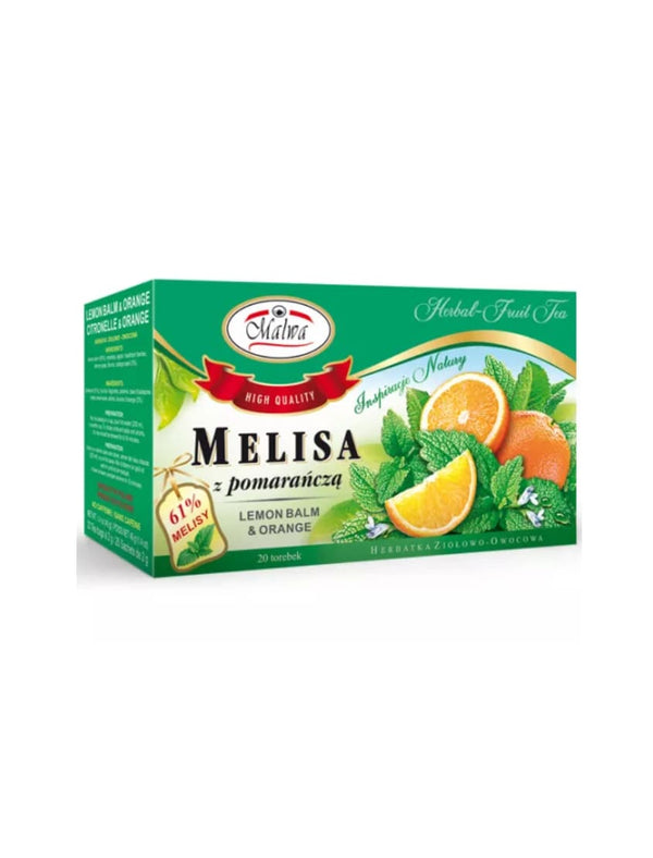 4923 Malwa Melisa Lemon Balm With Orange Herbal Tea 12x20x2g - 13