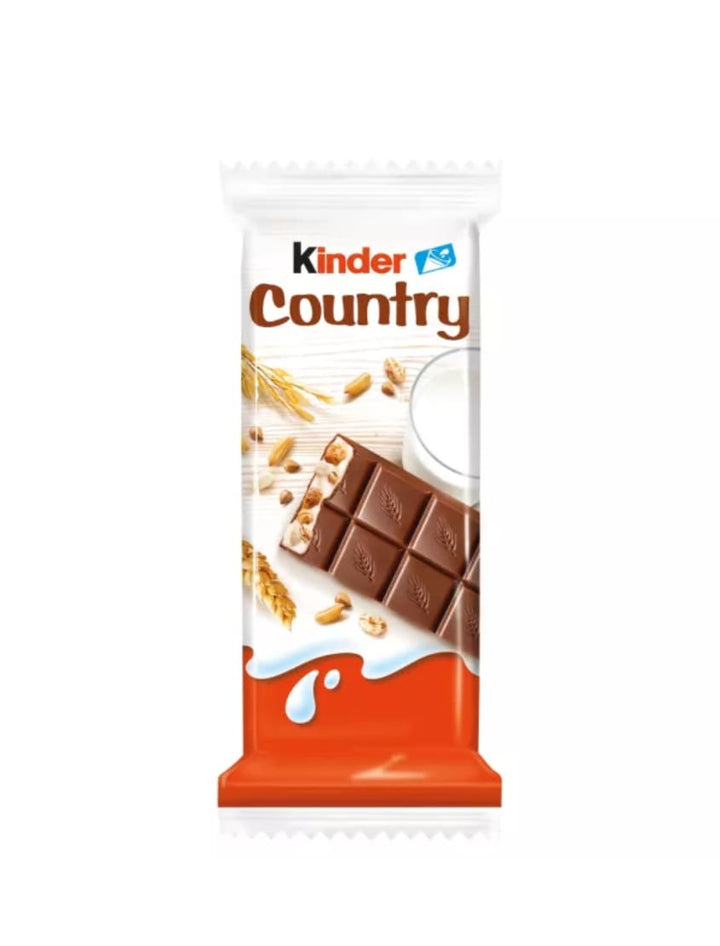 7219 Kinder Country Milk Chocolate With Milk Filling And Cereals 40x 23,5g - 7