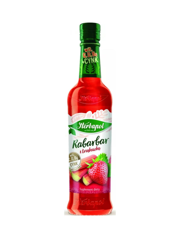 7702 Herbapol Rhubarb Strawberry 8x420ml PLN - 26