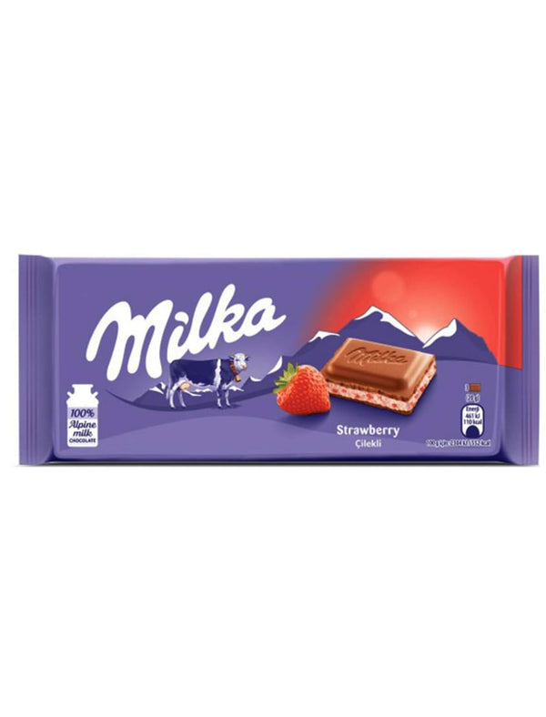 8292 Milka Jordbær 22x100g - 18