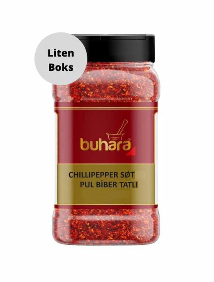 9758 Buhara Chillipepper Søt 12x150g (Små Boks) - 29